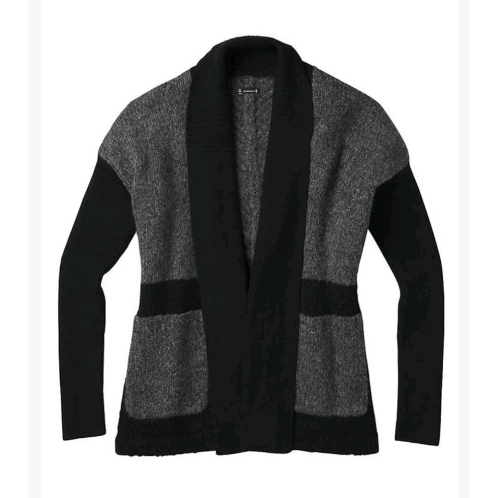Smartwool Moon Ridge Sweater Wrap Womens Large Wool Blend Open Front‎